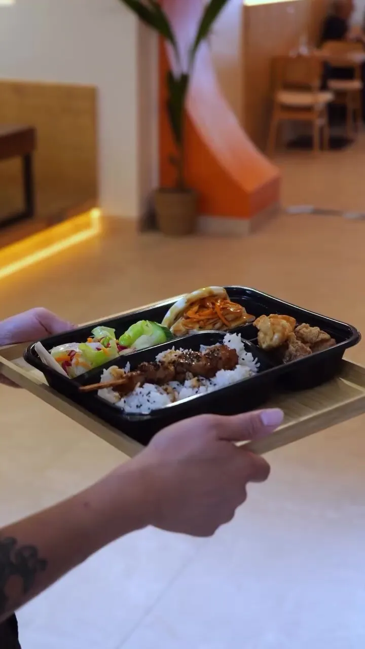 Bento préparé en cuisine